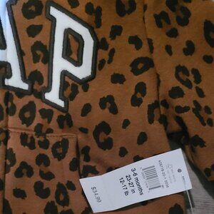 Infant animal print hoodie